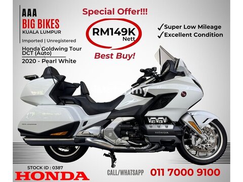 2020 Honda GL1800 Gold Wing for sale in City Centre - RM 149,000 (ID: 1274)