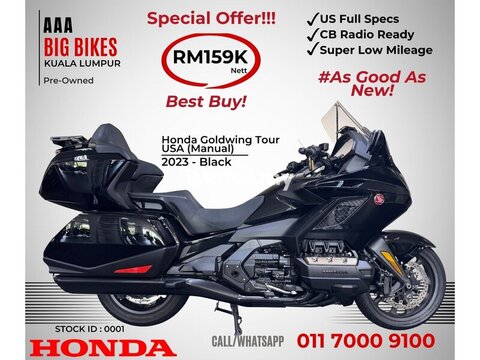 2023 Honda GL1800 Gold Wing for sale in City Centre - RM 159,000 (ID: 1275)