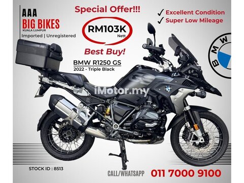 2022 BMW R 1250 GS for sale in City Centre - RM 103,000 (ID: 1285)